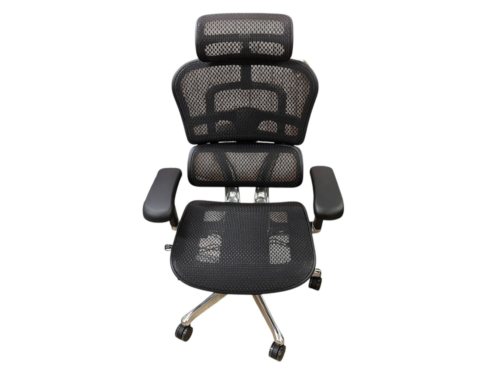 エルゴヒューマンプロ2 ハイタイプ DR Ergohuman Pro 2 High Type オフィスチェア メッシュ ブラック人間工学設計 チェア 可動アーム 昇降リクライニング機能付き2158143 158 143