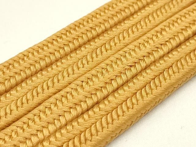 平和屋着物○極上 有職組紐道明 帯締め 冠組 狐色 宮内庁御用 国立