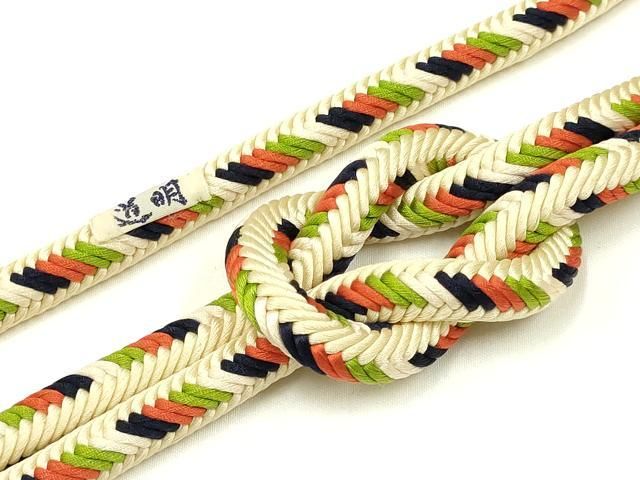 平和屋着物●極上　有職組紐道明　帯締め　奈良組　丸胡蝶　金糸　宮内庁御用　国立博物館御用　東京芸術大学御用 　逸品　AABF4116ay 平和屋着物○極上 有職組紐道明 帯締め 奈良組 丸胡蝶 金糸 宮内庁御用