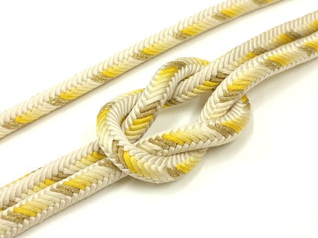 平和屋着物○極上 有職組紐道明 帯締め 奈良組 金糸 宮内庁御用 国立