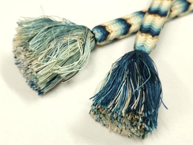 平和屋着物○極上 有職組紐道明 帯締め 御岳組 五舞鸞 金糸 宮内庁御用