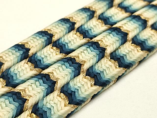 平和屋着物○極上 有職組紐道明 帯締め 御岳組 五舞鸞 金糸 宮内庁御用