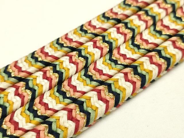 平和屋着物○極上 有職組紐道明 帯締め 御岳組 五舞鸞 金糸 宮内庁御用