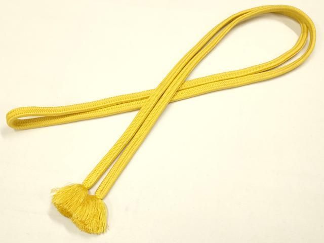 平和屋着物● 上 有職組紐道明 帯締め 冠組 支子色 宮内庁御用 国立博物館御用 東京芸術大学御用 ay