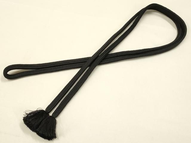 平和屋着物 上 有職組紐道明 帯締め 冠組 黒色 宮内庁御用 国立博物館御用 東京芸術大学御用 ay