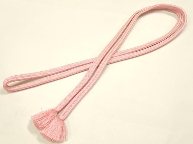 平和屋着物○極上 有職組紐道明 帯締め 冠組 珊瑚色 宮内庁御用 国立