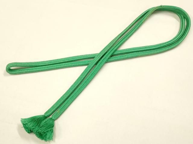 平和屋着物● 上 有職組紐道明 帯締め 冠組 薄緑色 宮内庁御用 国立博物館御用 東京芸術大学御用 ay