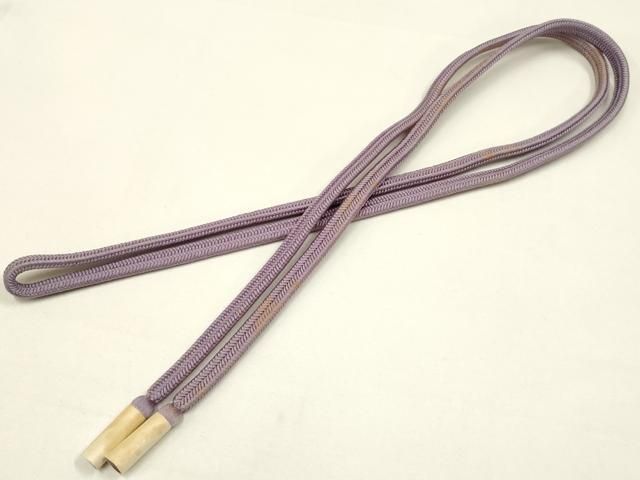 平和屋着物● 上 有職組紐道明 帯締め 冠組 鳩羽色 宮内庁御用 国立博物館御用 東京芸術大学御用 ay