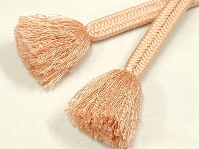  平和屋着物 上 有職組紐道明 帯締め 冠組 洒落柿色 宮内庁御用 国立博物館御用 東京芸術大学御用 ay 帯締め 帯留め 帯飾り