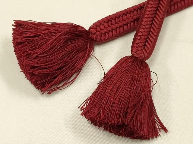  平和屋着物 上 有職組紐道明 帯締め 冠組 葡萄茶色 宮内庁御用 国立博物館御用 東京芸術大学御用 ay 帯締め 帯留め 帯飾り