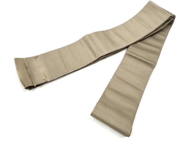 平和屋着物 男性 本場筑前博多織 両面 角帯 霞文 証紙付き 正絹 hy