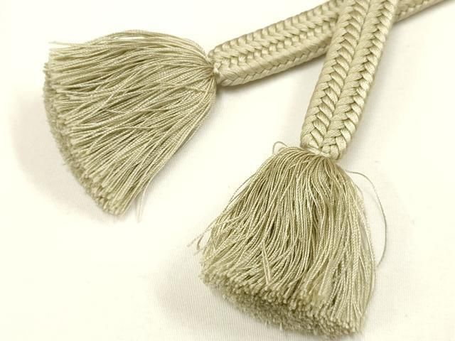 平和屋着物○極上 有職組紐道明 帯締め 冠組 利休茶色 宮内庁御用 国立