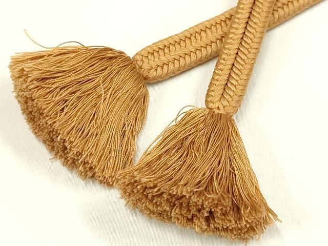  平和屋着物● 上 有職組紐道明 帯締め 冠組 香染色 宮内庁御用 国立博物館御用 東京芸術大学御用 ay 帯締め 帯留め 帯飾り