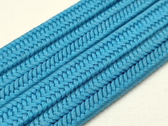 平和屋着物●極上　有職組紐道明　帯締め　冠組　青色　宮内庁御用　国立博物館御用　東京芸術大学御用 　逸品　AABD4160ay 平和屋着物○極上 有職組紐道明 帯締め 冠組 青色 宮内庁御用 国立博物館