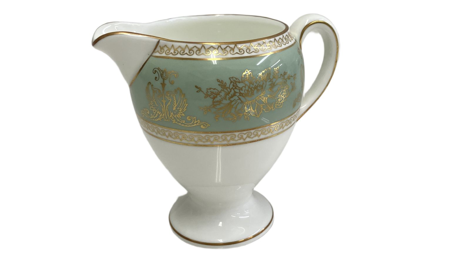 ウェッジウッド コロンビア クリーマー シュガーボウル セージグリーン 陶磁器 食器