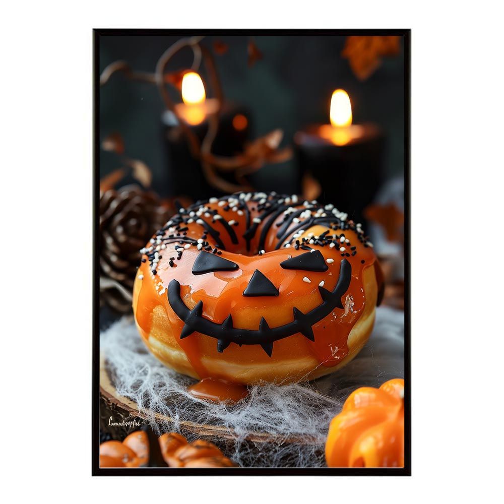 B1サイズ（約73x103cm）】【lh-poster-9358】【フレーム付き】ハロウィーン Halloween パンプキン 最新 イベント  ジャックオーランタン コスプレ 装飾 オレンジ かぼちゃ おばけ こうもり ホラー ポスター インテリア ハロウィン パンプキン ジャックオーランタン 面白い柄 プリントVネックトップ, レッド ハート ブラック, XX-Large