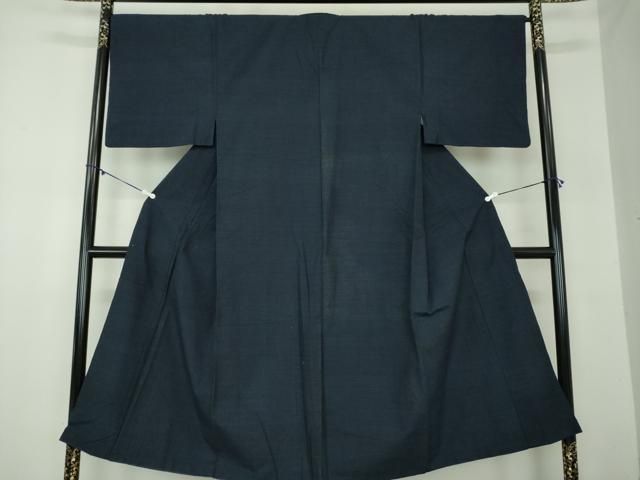 平和屋着物 男性 紬 アンサンブル 80亀甲 総詰め 正絹 ps