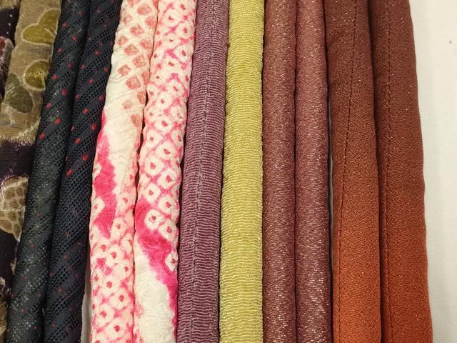  平和屋着物 和装小物 上質な帯締め10本セット 丸ぐけ 絞り 暈し 金糸 金彩 パール あわじ玉 ビーズ ay 帯締め 帯留め 帯飾り