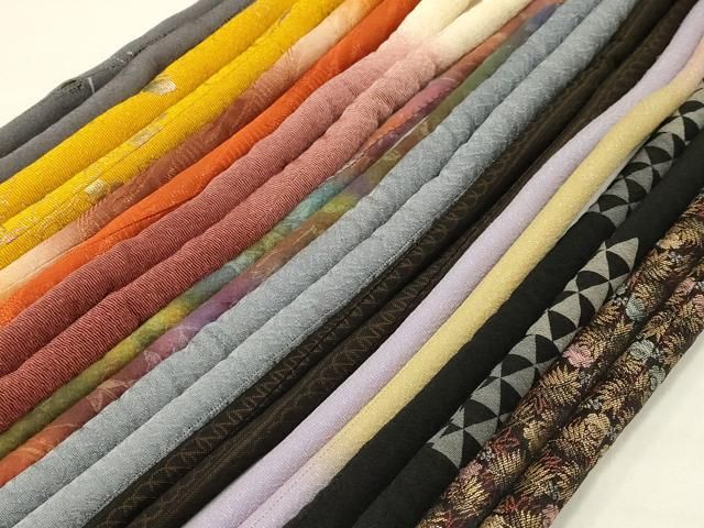 平和屋着物●和装小物 上質な帯締め10本セット 丸ぐけ 暈し 金糸 金彩 銀通し 飾り玉 あわじ玉 撚り房 ay