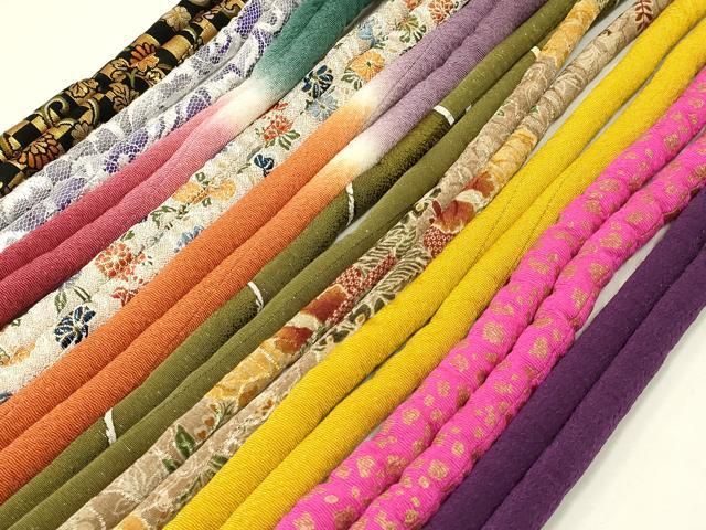 平和屋着物○和装小物 上質な帯締め10本セット 丸ぐけ レース 暈し