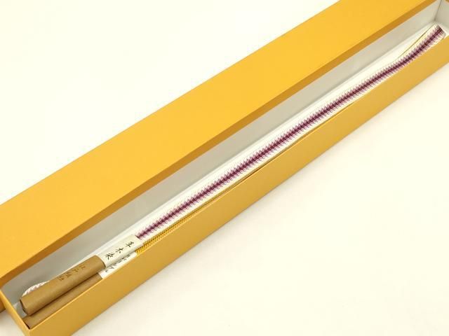 平和屋着物 無形文化財 江戸組紐 五嶋紐 帯締め 草木染 リバーシブル ay