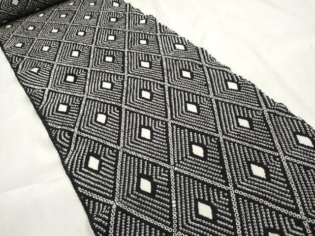 平和屋着物∴夏物 浴衣 反物 着尺 菱 zzz