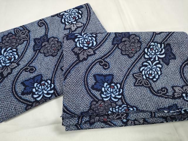 平和屋着物∴夏物 浴衣 反物 着尺 乱菊 ♥ zzz
