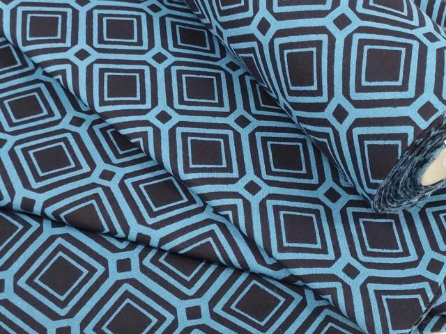 平和屋着物∴夏物 男性 浴衣 反物 着尺 菱 コーマ糸使用 キングサイズ 綿 ♥ zzz