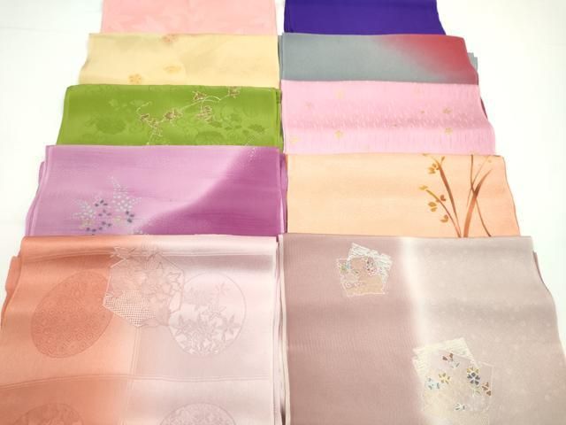 平和屋着物★和装小物　帯揚げ10枚セット　丹後ちりめん　正絹　逸品　CABA9313ju 平和屋着物☆和装小物 帯揚げ10枚セット 丹後ちりめん 正絹 逸品
