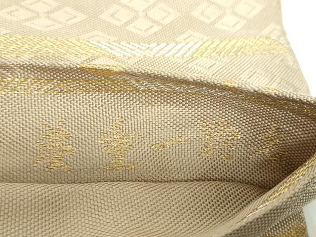 平和屋着物●六通柄　本袋帯　名物一重菱　純金箔　正絹　逸品　DABA1208ps 平和屋着物○六通柄 本袋帯 名物一重菱 純金箔 正絹 逸品 DABA1208ps