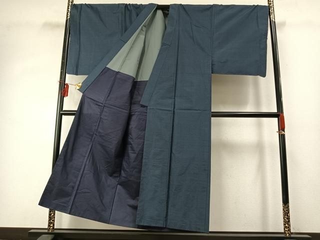 平和屋着物 男性 本場大島紬 アンサンブル 亀甲絣 正絹 fy