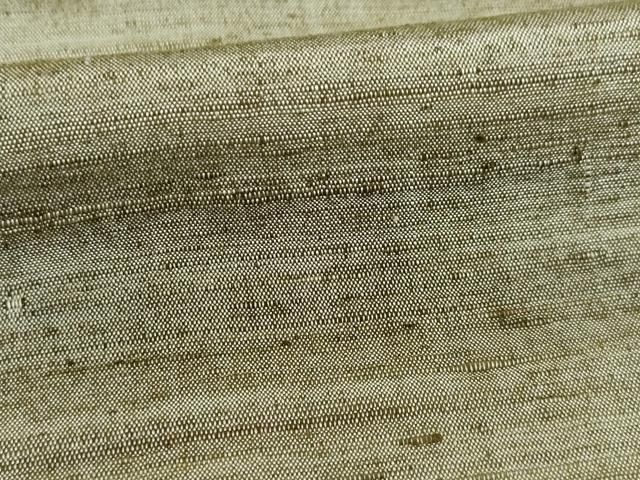  平和屋着物●上質な紬 横段霞文 正絹 ck 紬 着物