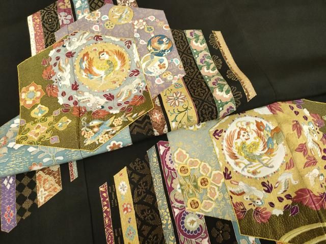 平和屋着物○創業460年・千總 黒留袖 駒刺繍 亀甲花鳥文 金彩 伊勢丹