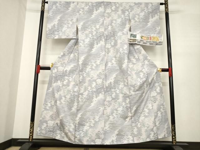 平和屋着物●都喜ヱ門 本場大島紬 光明陰影 カタス7マルキ 総絣 倉田久代作 藤絹織物謹製 証紙付き 正絹 ck