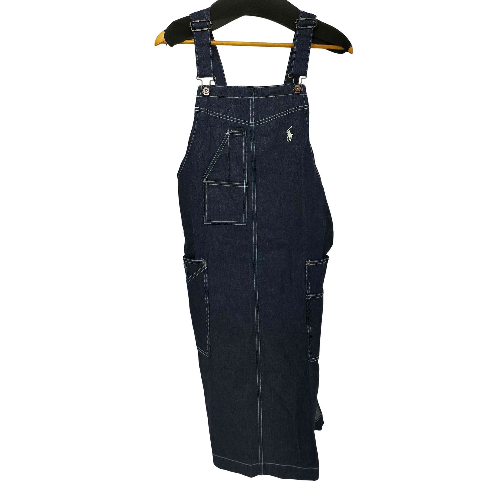 未使用】ラルフローレンホーム デニム エプロン ポニー刺繍