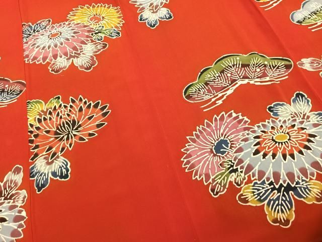 平和屋着物○小振袖 紅型 正絹 逸品 AABE1796fy - メルカリ