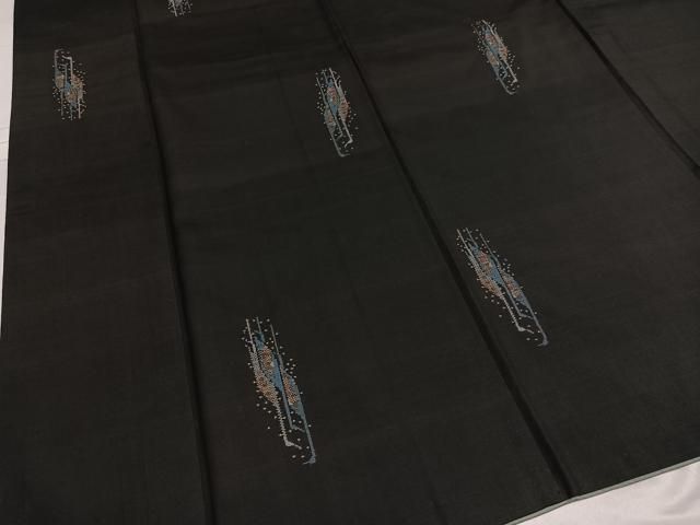  平和屋着物 本場大島紬 地空き カタス9マルキ 群れ鶴 正絹 ph 紬 着物