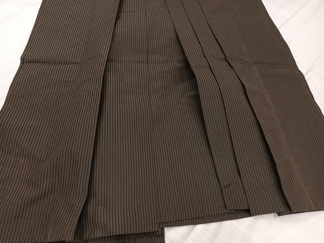 平和屋着物○男性 馬乗り袴 縞 正絹 逸品 AABE2590ph - メルカリ