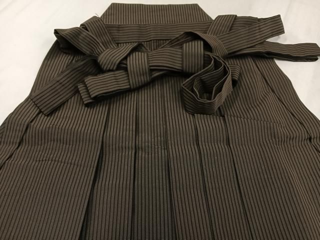 平和屋着物○男性 馬乗り袴 縞 正絹 逸品 AABE2590ph - メルカリ