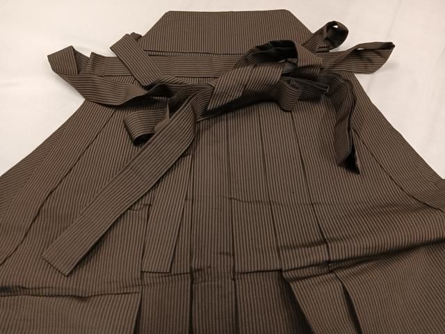 平和屋着物○男性 馬乗り袴 縞 正絹 逸品 AABE2592ph - メルカリ