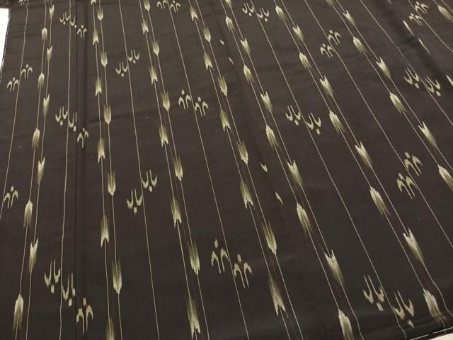  平和屋着物 上質な紬 琉球絣 正絹 fy 紬 着物