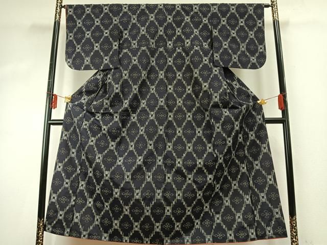 平和屋着物 本場琉球絣 紬 正絹 fy