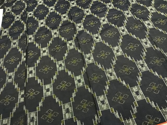  平和屋着物 本場琉球絣 紬 正絹 fy 紬 着物