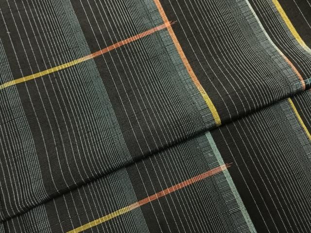  平和屋着物 上質な紬 縞 正絹 fy 紬 着物