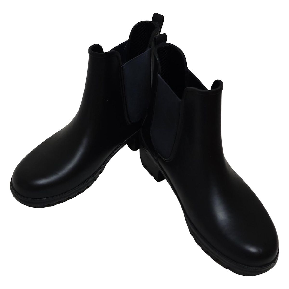 FOX フォックスアンブレラ レインブーツ 3 レディース - 黒 サイドゴア