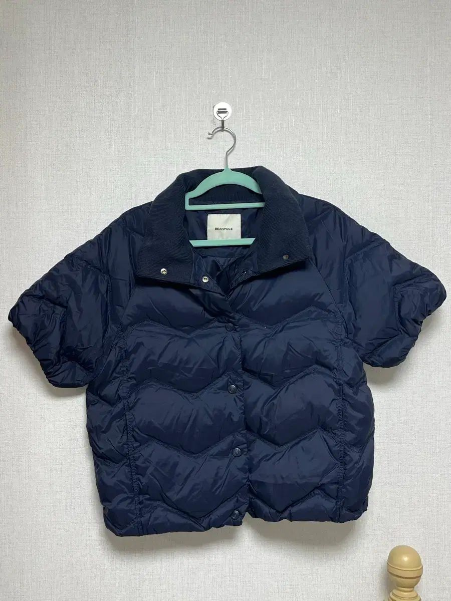 BEAN POLE ビーンポール ゴルフ フィット変形 半袖 ダウン アウター ネイビー