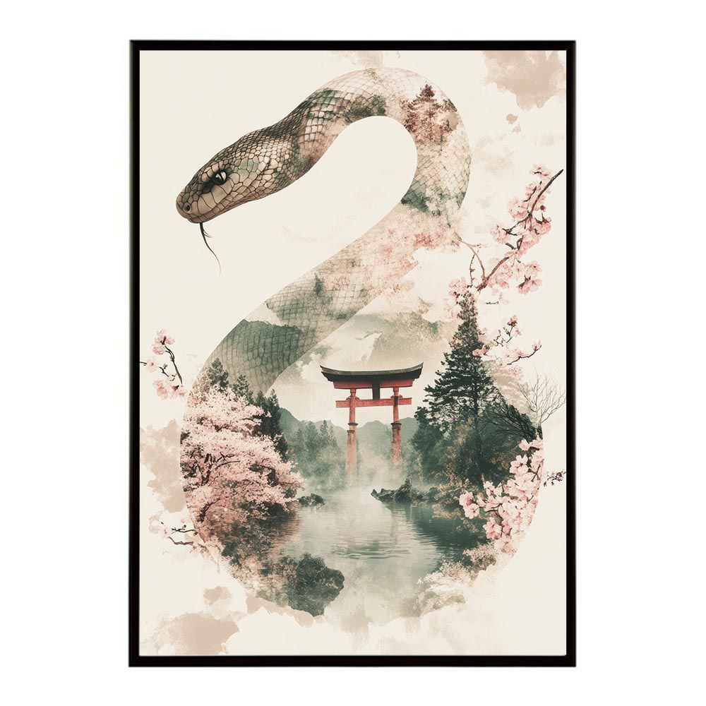 無銘 竹蒔絵 中棗 茶道具 AB814 N1