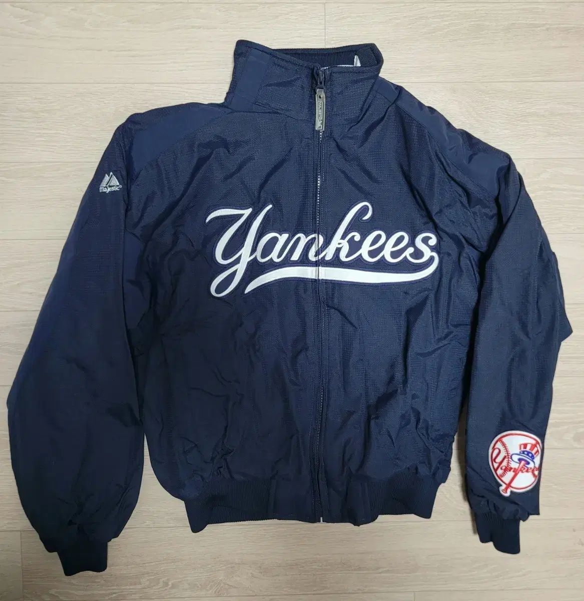 レディースL マジェスティック YORK ヤンキース オーウェン ジャケット