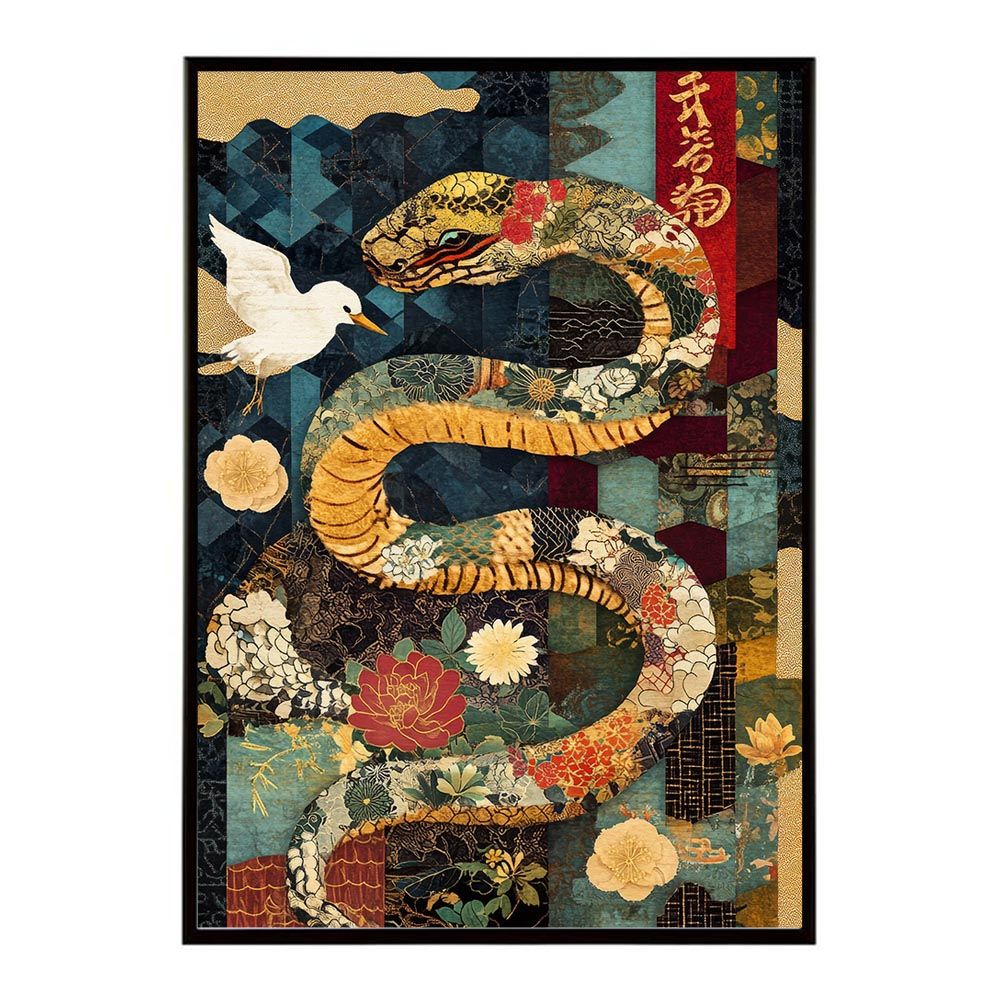 B2サイズ（約51x73cm）】【lh-poster-9471】【フレーム付き】干支 購入