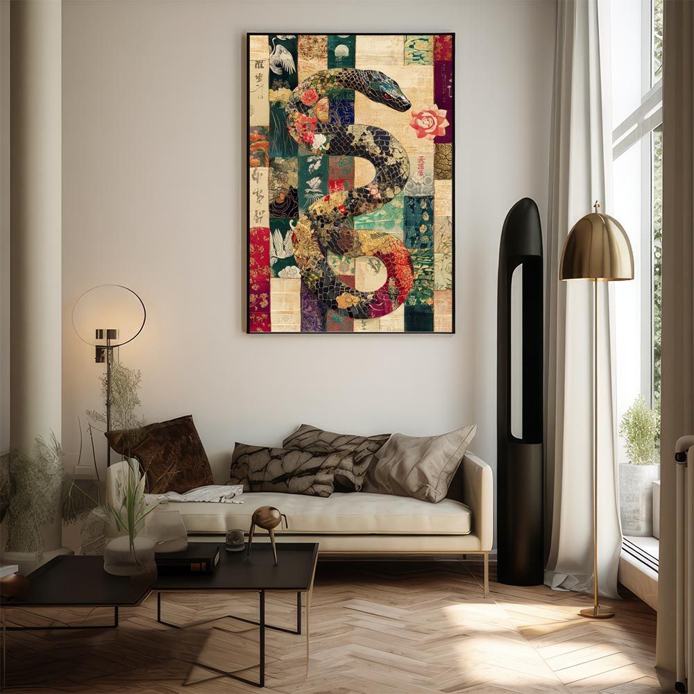 B4サイズ（約25x36cm）】【lm-poster-5795】【フレーム付き】ホース
